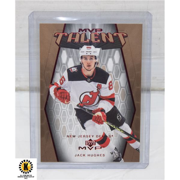 JACK HUGHES MVP TALENT NEW JERSY DEVILS