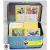 Image 1 : VINTAGE LARGE METAL LUNCHBOX FULL POKEMON CARDS