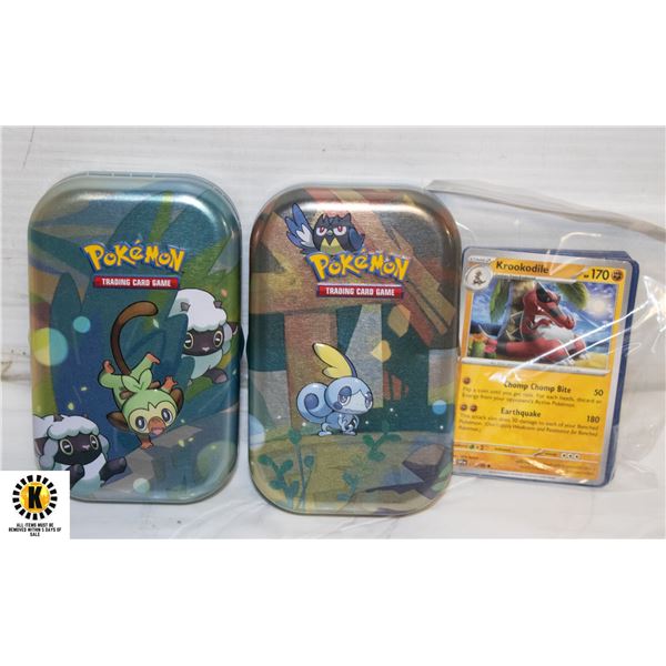 POKEMON TINS FULL OF POKEMON CARDS