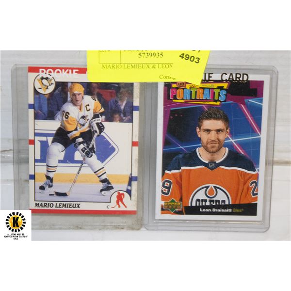 MARIO LEMIEUX & LEON DRAISAITL