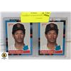 Image 1 : 2 ROBERTO ALOMAR ROOKIE CARDS