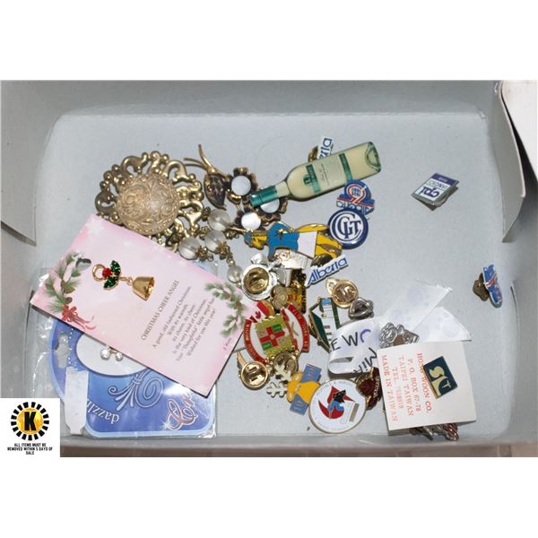 BOX OF PINS