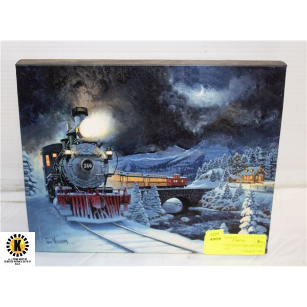 SANTA'S TRAIN ILLUMINART LED FIBER OPTIC