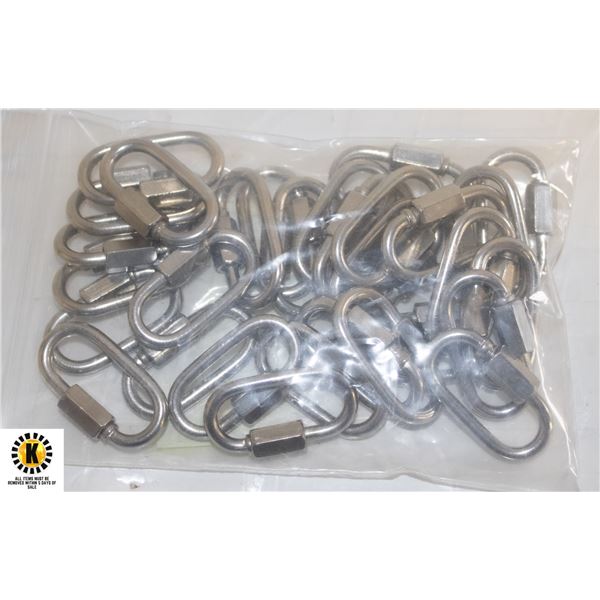 30 PACK QUICK LINK M4 4Mm STAINLESS STEEL