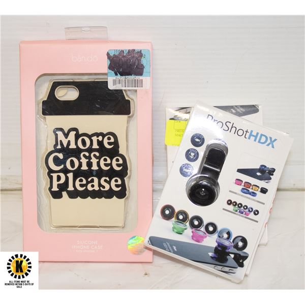 PRO SHOT HDX SMART PHONE MACRO ATTACHMENTS & SILIC