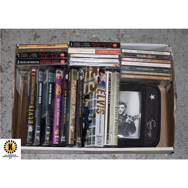 ELVIS CD'S AND DVD'S