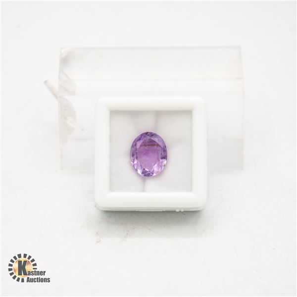 #152-UNHEATED PURPLE AMETHYST GEMSTONE 3.80 CT
