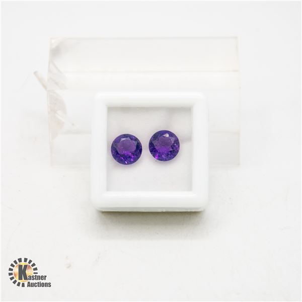 #146-UNHEATED PURPLE AMETHYST GEMSTONE 3.45CT