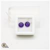 Image 1 : #146-UNHEATED PURPLE AMETHYST GEMSTONE 3.45CT