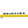 Image 1 : #32-GREEN EMERALD ,RUBY , SAPPHIRE GEMSTONE 93.55
