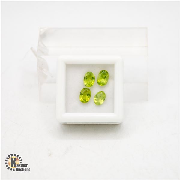 #131-UNHEATED GREEN PERIDOT GEMSTONE 3.85 CT