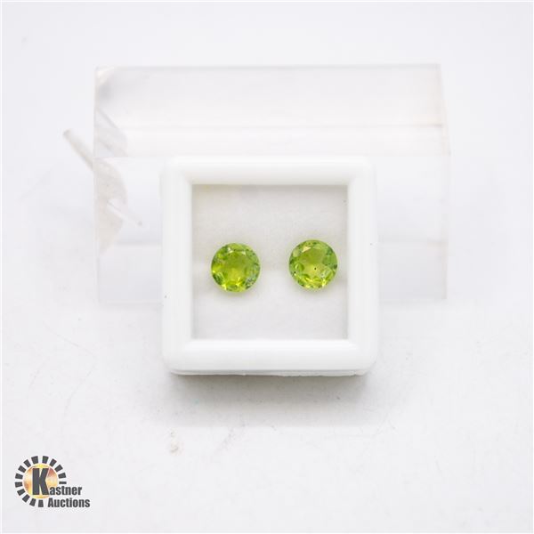 #127-UNHEATED GREEN PERIDOT GEMSTONE 3.00CT