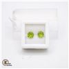 Image 1 : #127-UNHEATED GREEN PERIDOT GEMSTONE 3.00CT