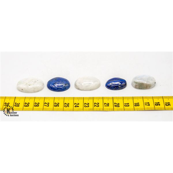 #97-NATURAL LAPIS LAZULI & MOONSTONE  154.80CT
