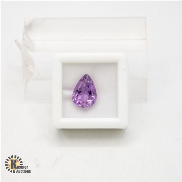#149-UNHEATED PURPLE AMETHYST GEMSTONE 4.40CT
