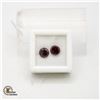 Image 1 : #123-UNHEATED DARK RED GARNET GEMSTONE 3.25CT