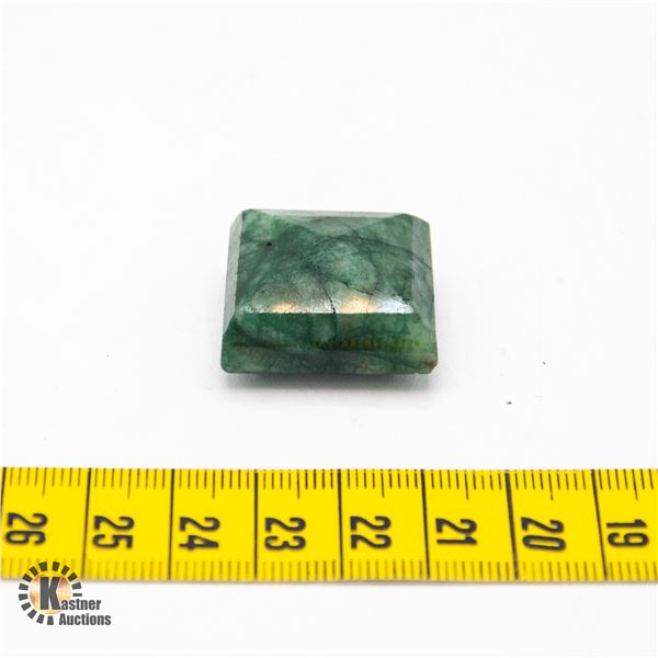 #35-GREEN EMERALD GEMSTONE 92.10 CT