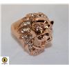 Image 1 : MEN'S LION HEAD RIDE BIKER RING RING SIZE 10