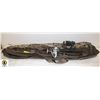 Image 1 : CABELAS CAMO BAG WITH FISHING RODS & REEL