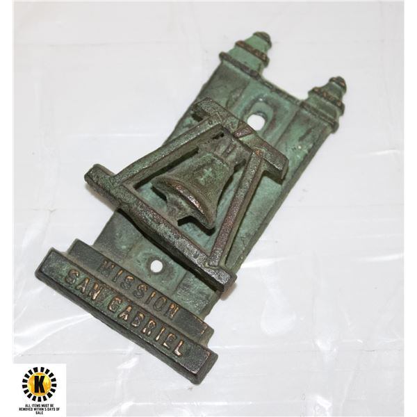 ANTIQUE BRONZE SAN GABRIEL DOOR