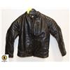 Image 1 : KIDS SIZE 5-6 ZARA BLACK FAUX LEATHER COAT-ESTATE