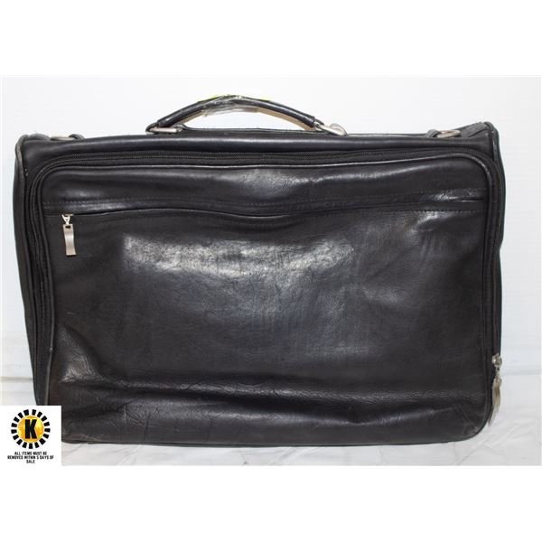 LEATHER "ACCESS BRAND" BRIEFCASE
