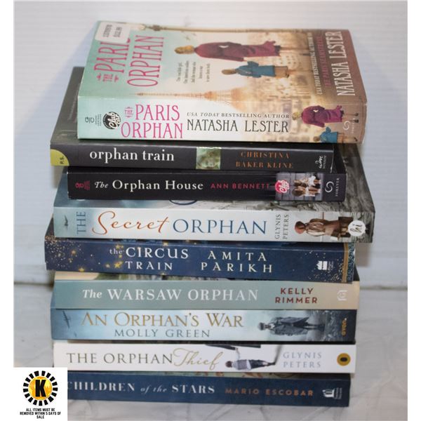 CONTEMPORARY FICTION BOOKS- BOX LOT ASST.