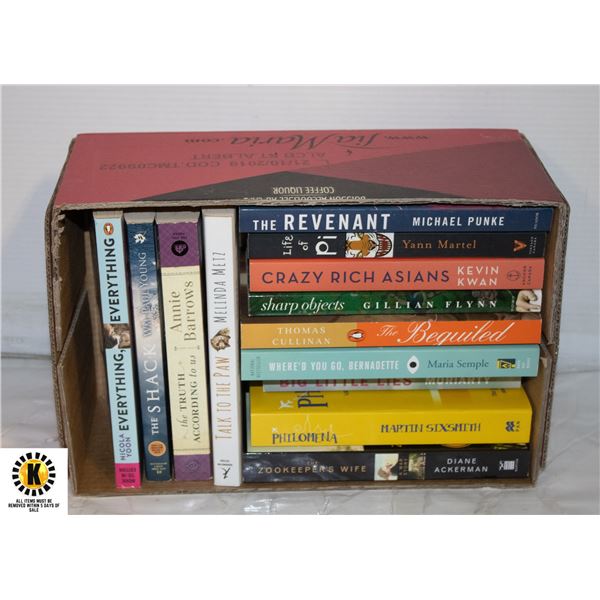 MOVIE/TV ADAPTATION BOKKS- BOX LOT ASSORTED