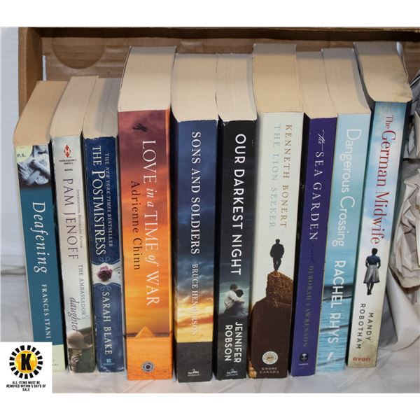 WAR TIME ROMANCE NOVELS- BOX LOT ASSORTED