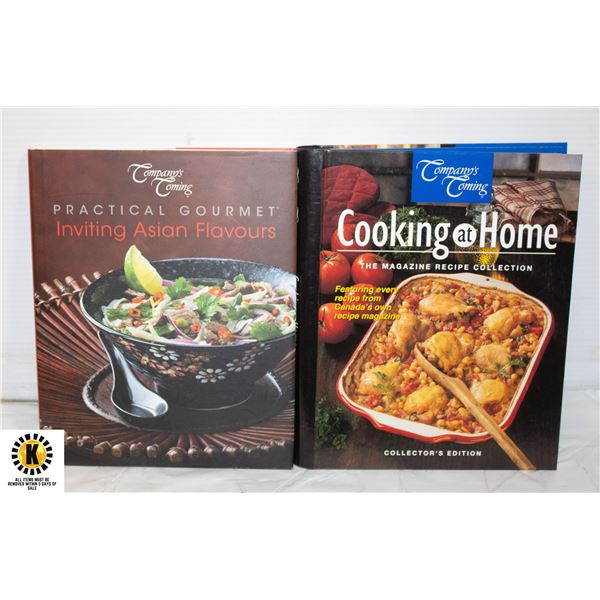 COMPANY'S COMING HARDCOVER COOKBOOKS- LOT OF 3