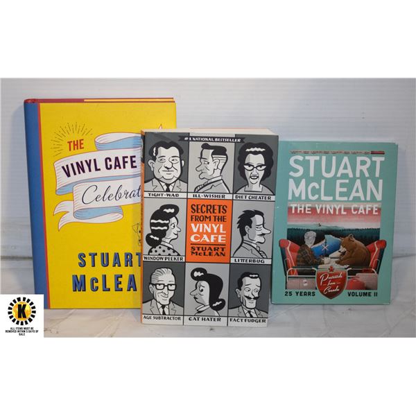 VINYL CAF HARDCOVER SERIES- LOT OF 3 BOOKS