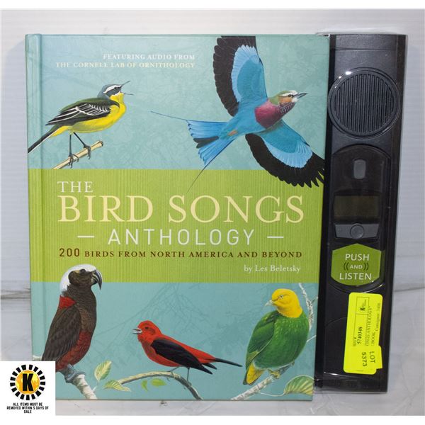 "THE BIRD SONGS ANTHOLOGY" HARDCOVER BOOK