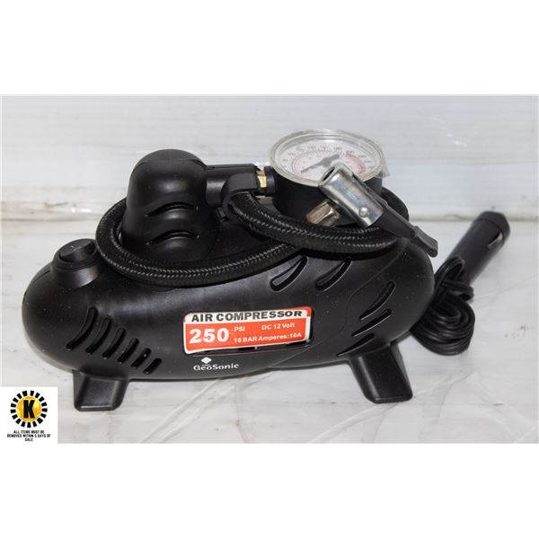 NEW IN BOX 12V AIR COMPRESSOR PLUS ACCESSORIES