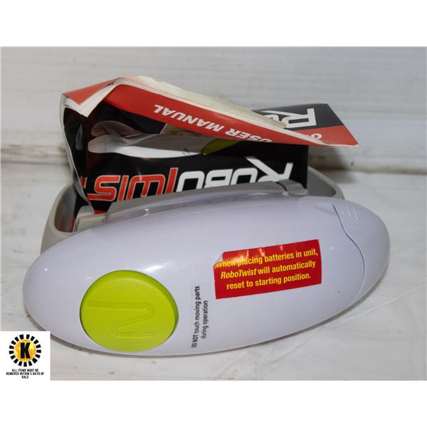 NEW ROBO TWIST ELECTRIC JAR OPENER