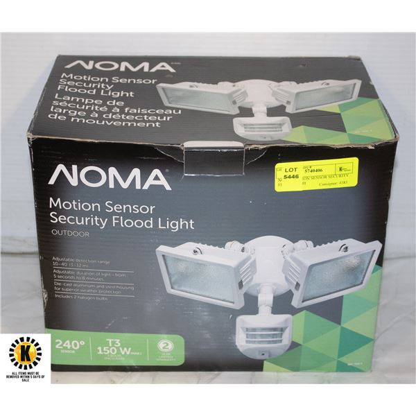 NOMA MOTION SENSOR SECURITY FLOOD LIGHT