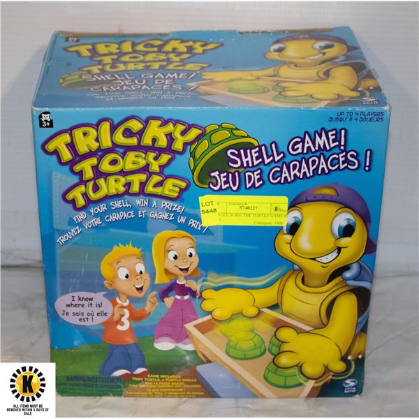 TRICKY TOBY THE TURTLE GAME IN BOX