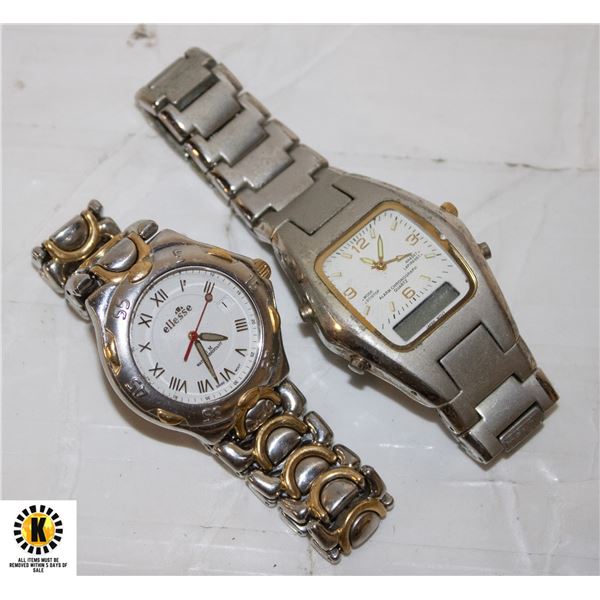 MENS ELLESSE AND ALARM CHRONOGRAPH QUARTZ