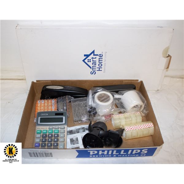 FLAT WITH NEW DESKTOP ORGANIZER STAND PLUS TAPE