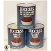 Image 1 : 3 CANS OF SLICED BEETS BB 8/23 (2.84 LITRE CANS)
