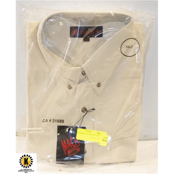 MACH SHIRT TAN SIZE 3XL TALL