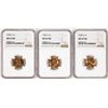 Image 1 : Lot of (3) 1939-S Lincoln Wheat Cent Coins NGC MS67RD