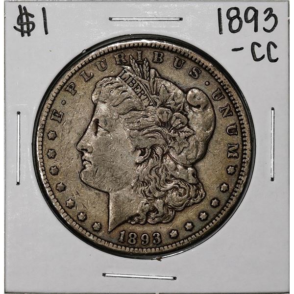 1893-CC $1 Morgan Silver Dollar Coin