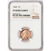 Image 1 : 1964 Proof Lincoln Memorial Cent Coin NGC PF68RD Cameo