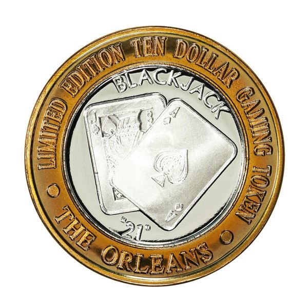 .999 Silver The Orleans Hotel & Casino Las Vegas, NV $10 Casino Token Limited Edition