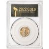 Image 1 : 2022 $5 American Gold Eagle Coin PCGS MS70 First Strike
