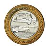Image 1 : .999 Silver McCarran International Airport Las Vegas, Nevada $10 Limited Gaming Token