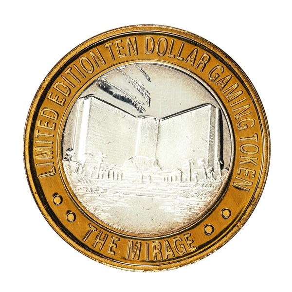 .999 Silver The Mirage Las Vegas, Nevada $10 Casino Gaming Token Limited Edition