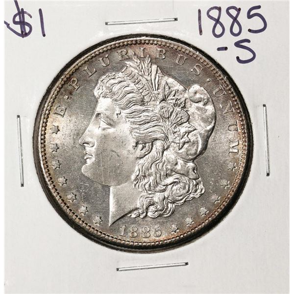 1885-S $1 Morgan Silver Dollar Coin