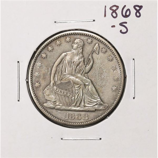 1868-S Seated Liberty Half Dollar Coin