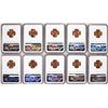 Image 2 : Lot of (10) 1946-S Lincoln Wheat Cent Coins NGC MS67RD